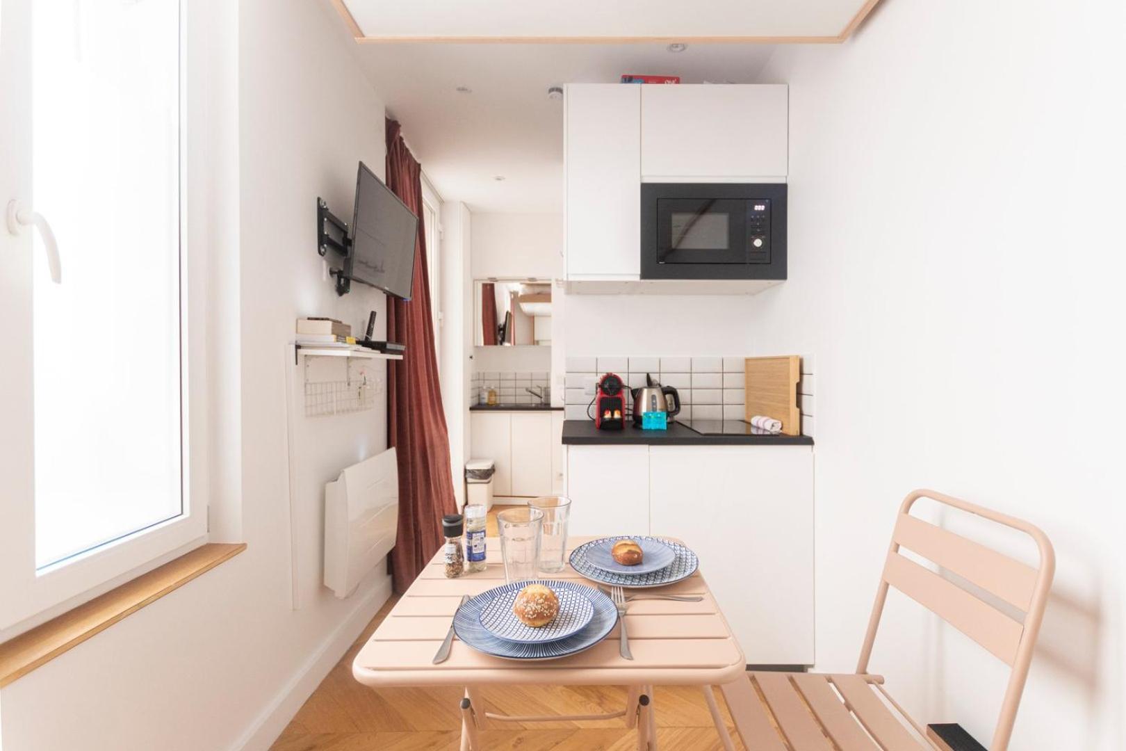 Super Central Mini Studio - 2 Pax, Murphy Bed París Exterior foto